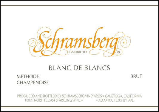 Schramsberg Blanc de Blancs (1.5 Liter Magnum) 2021