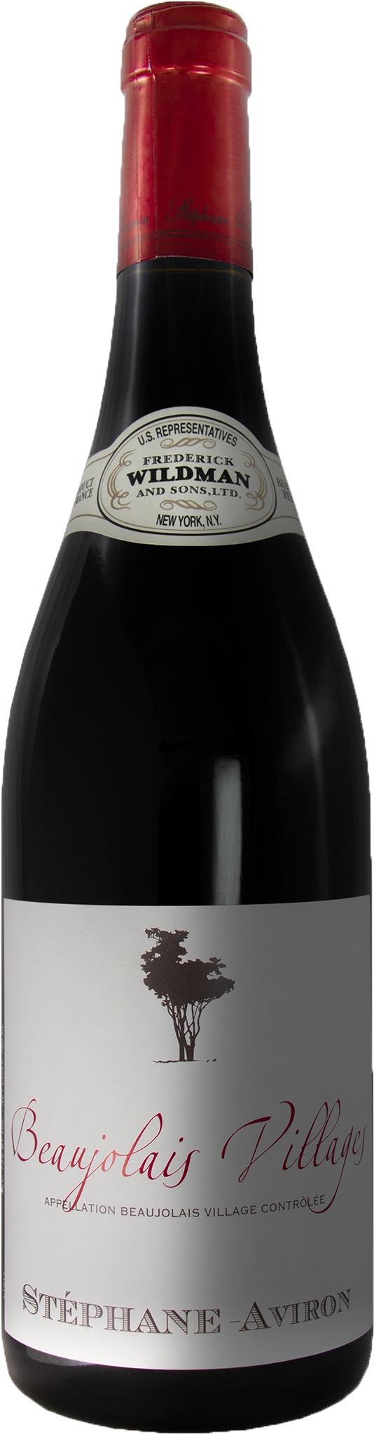 Stephane Aviron Beaujolais Villages 2022  Front Bottle Shot