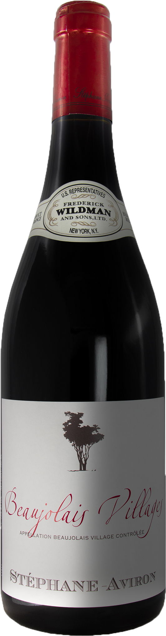 Stephane Aviron Beaujolais Villages 2022  Front Bottle Shot