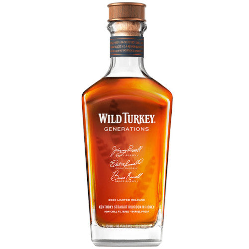Wild Turkey Generations 2023 Limited Release Kentucky Straight Bourbon Whiskey