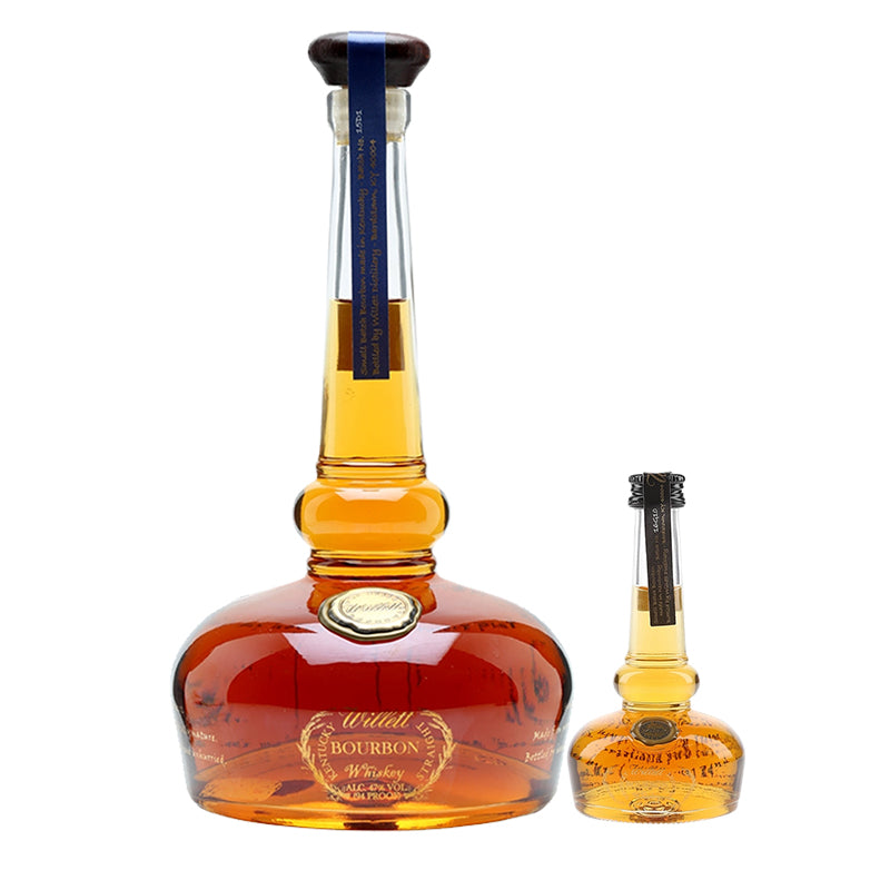 Willett Pot Still Reserve Bourbon 1.75 Liter and Willet Pot Still Bourbon 50ml Bundle