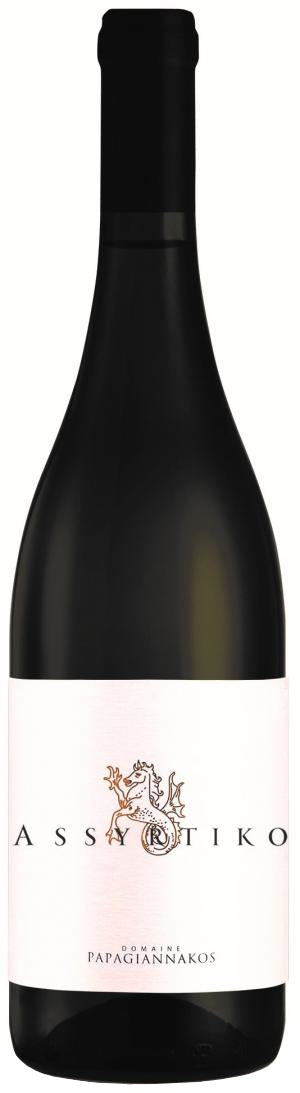 Domaine Papagiannakos Assyrtiko 2023  Front Bottle Shot