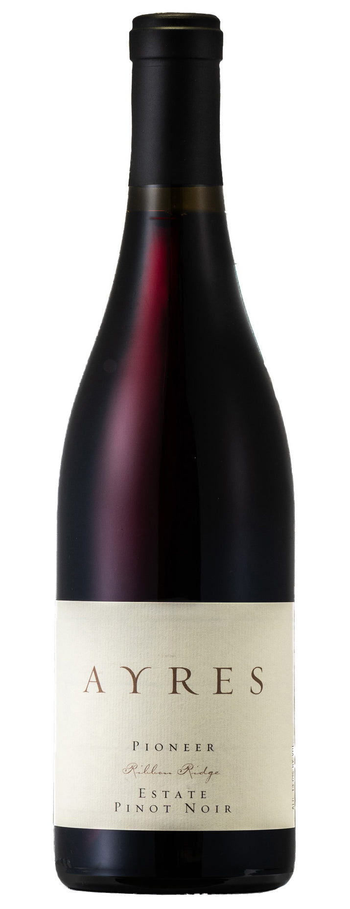 Ayres Pioneer Pinot Noir 2021  Front Bottle Shot
