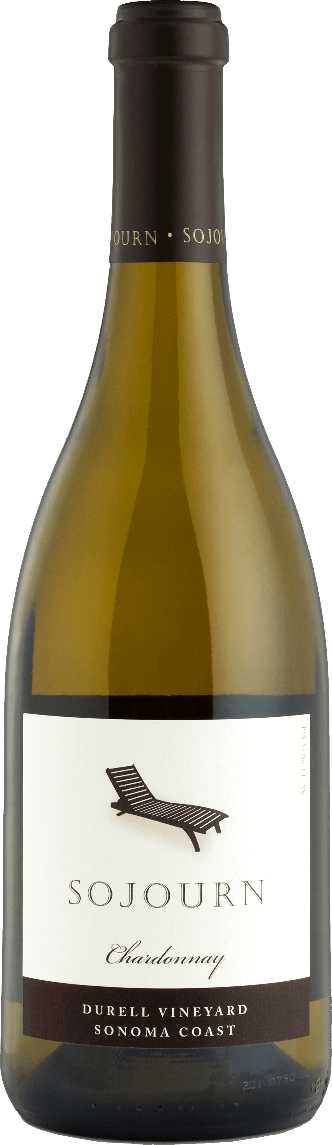 Sojourn Durell Vineyard Chardonnay 2021  Front Bottle Shot