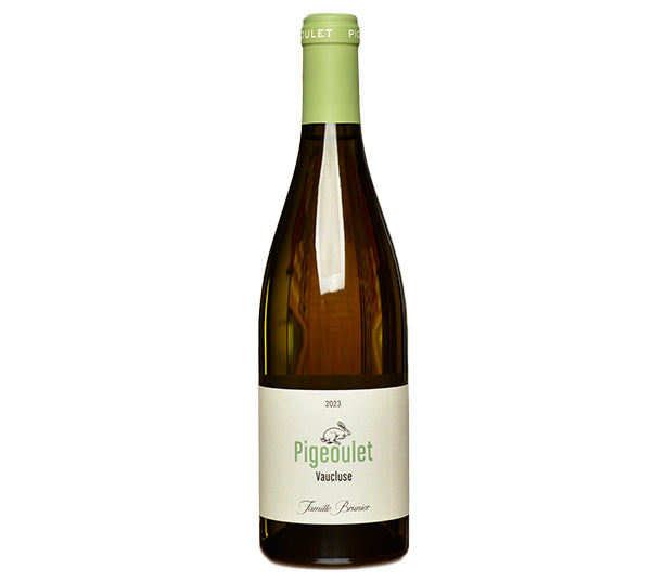 Vignobles Brunier Le Pigeoulet Blanc 2023  Front Bottle Shot