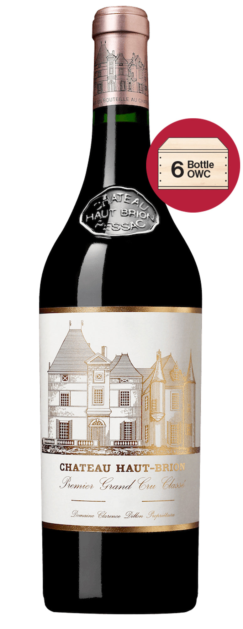 Chateau Haut-Brion 6-Pack 2023 in Wood Case (OWC Futures Pre-Sale) 2023  Front Bottle Shot