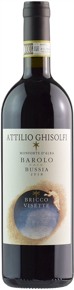 Attilio Ghisolfi Barolo Bussia Bricco Visette 2018  Front Bottle Shot