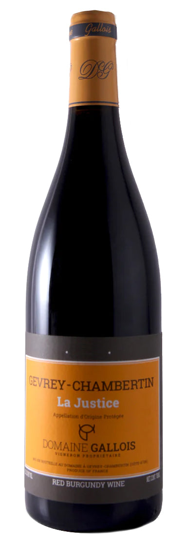 Dominique Gallois Gevrey-Chambertin En Justice 2022  Front Bottle Shot