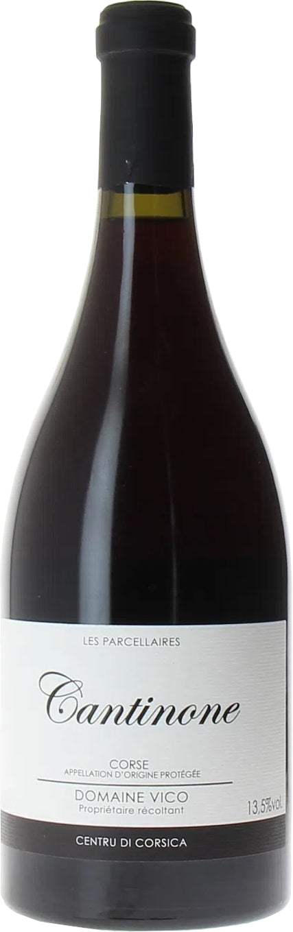 Domaine Vico Les Parcellaires Cantinone Rouge 2022  Front Bottle Shot