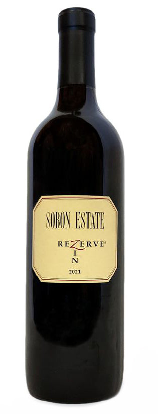 Sobon Estate Rezerve Zin 2021  Front Bottle Shot