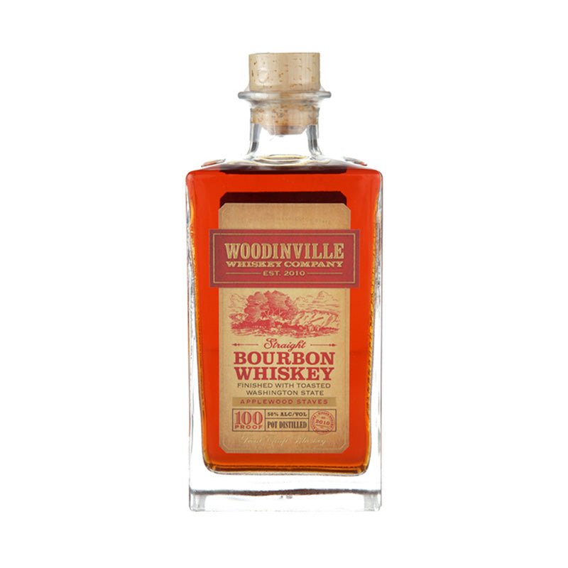 Woodinville Applewood Staves Bourbon Whiskey 750ml