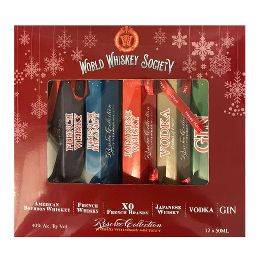 World Whiskey Society Reserve Collection Christmas Candy 12/50ml
