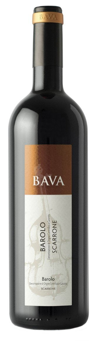 Bava Barolo Cru Scarrone 2015  Front Bottle Shot