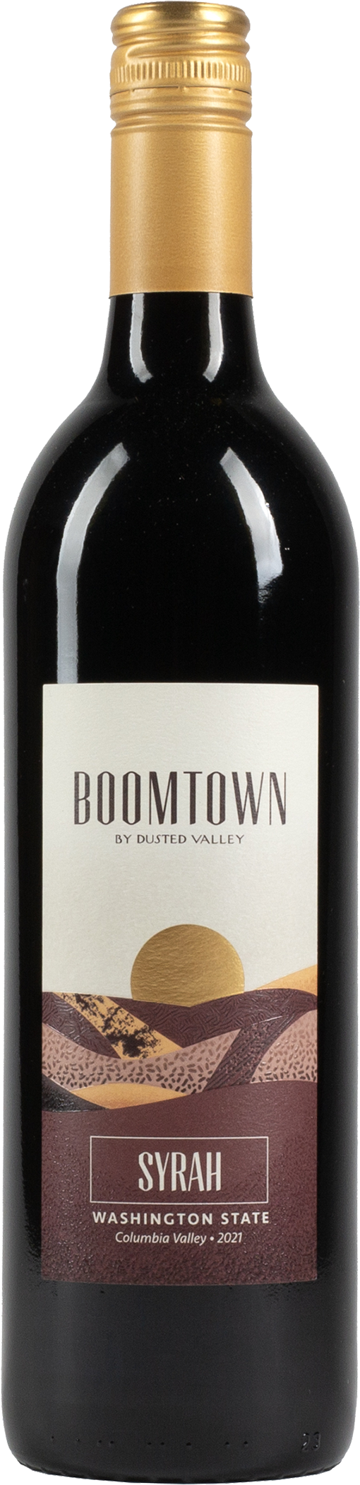 Boomtown by Dusted Valley Syrah 2021  Front Bottle Shot