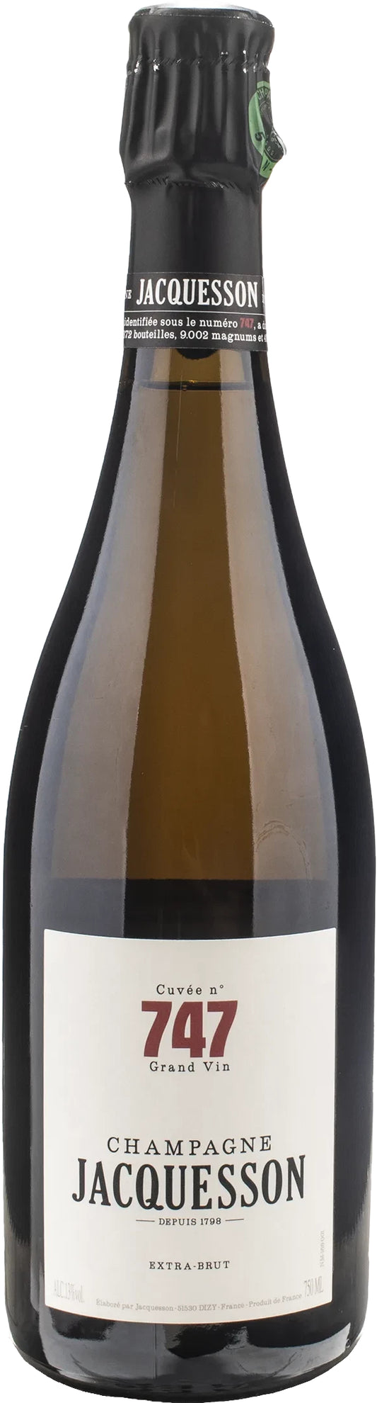 Jacquesson Cuvee 747 Extra Brut  Front Bottle Shot