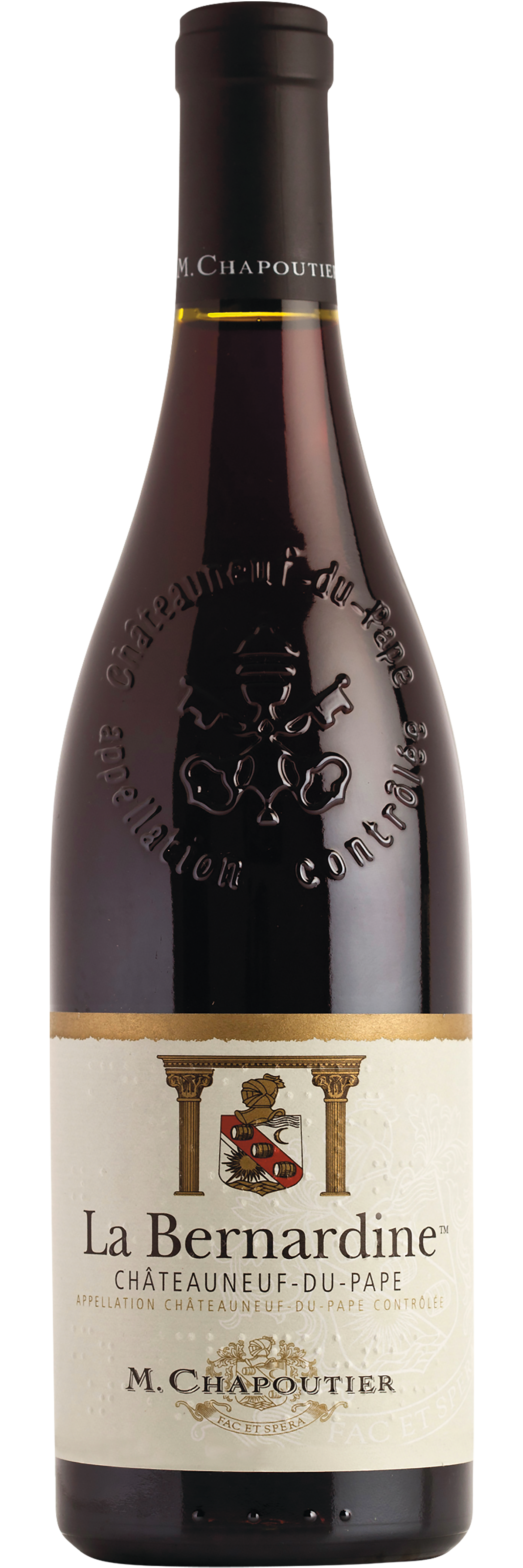 Maison Chapoutier  Chateauneuf-du-Pape La Bernardine 2021  Front Bottle Shot