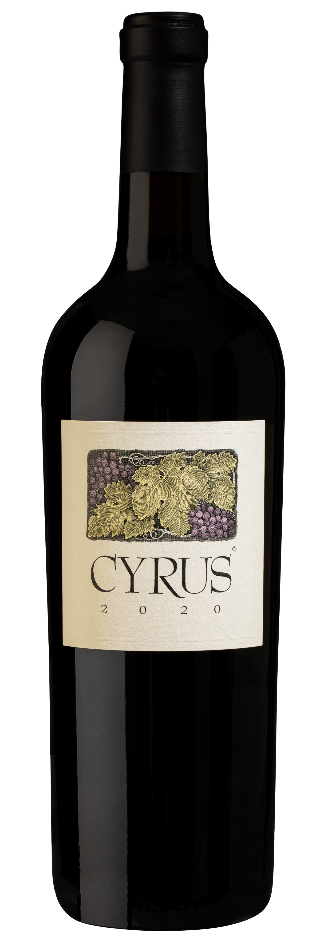 Alexander Valley Vineyards Cyrus 2020  Front Bottle Shot