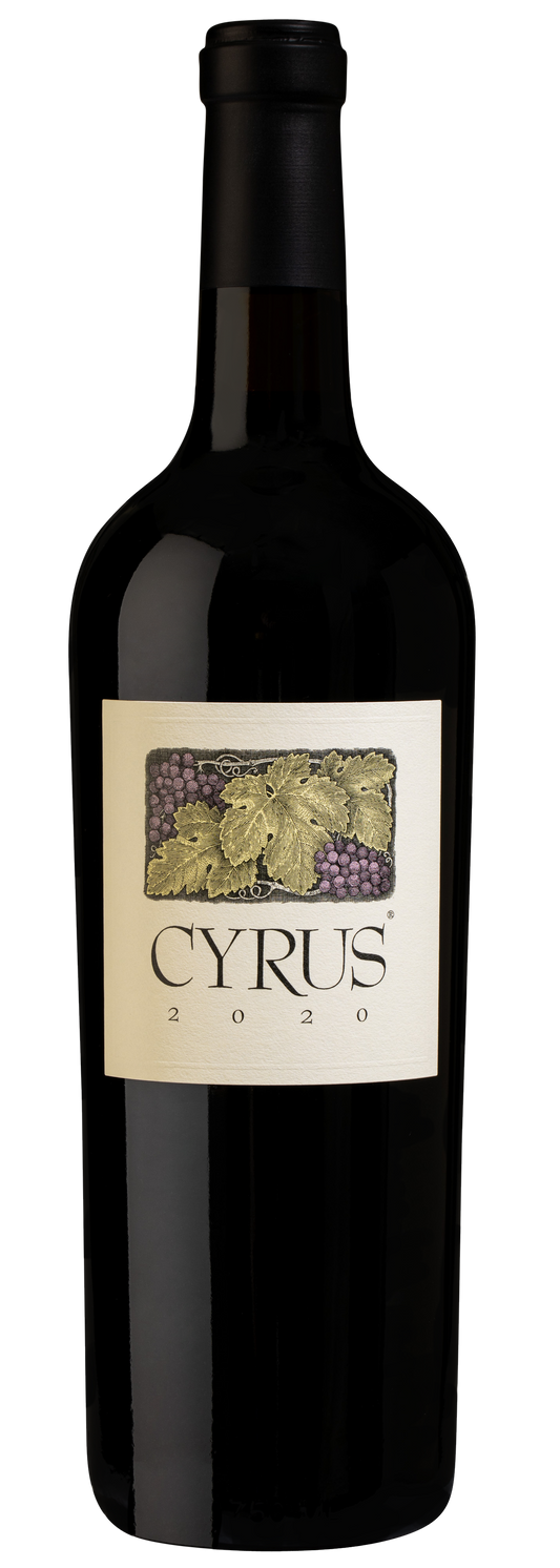 Alexander Valley Vineyards Cyrus 2020  Front Bottle Shot