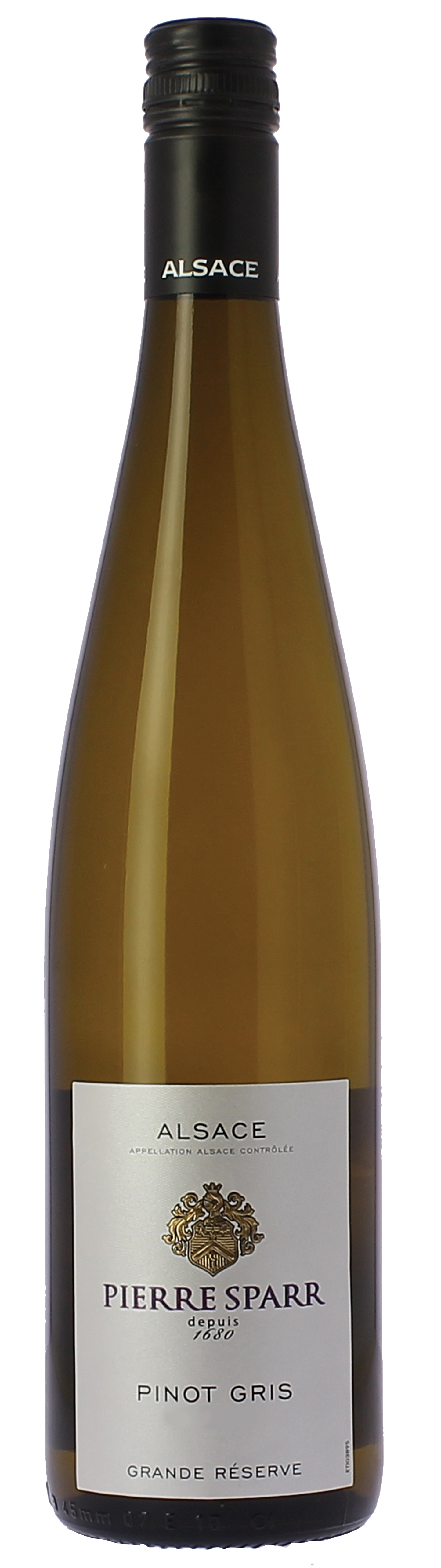 Pierre Sparr Pinot Gris 2021  Front Bottle Shot
