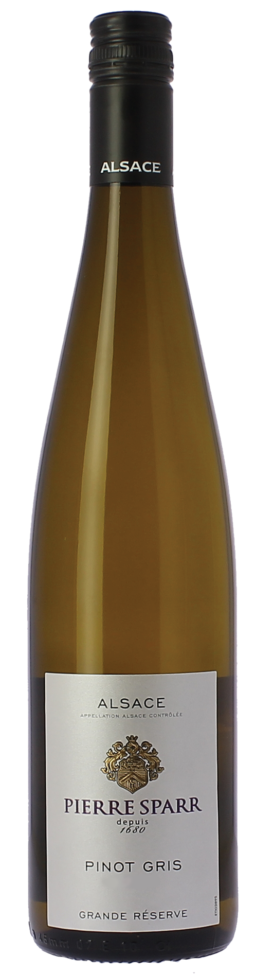 Pierre Sparr Pinot Gris 2021  Front Bottle Shot