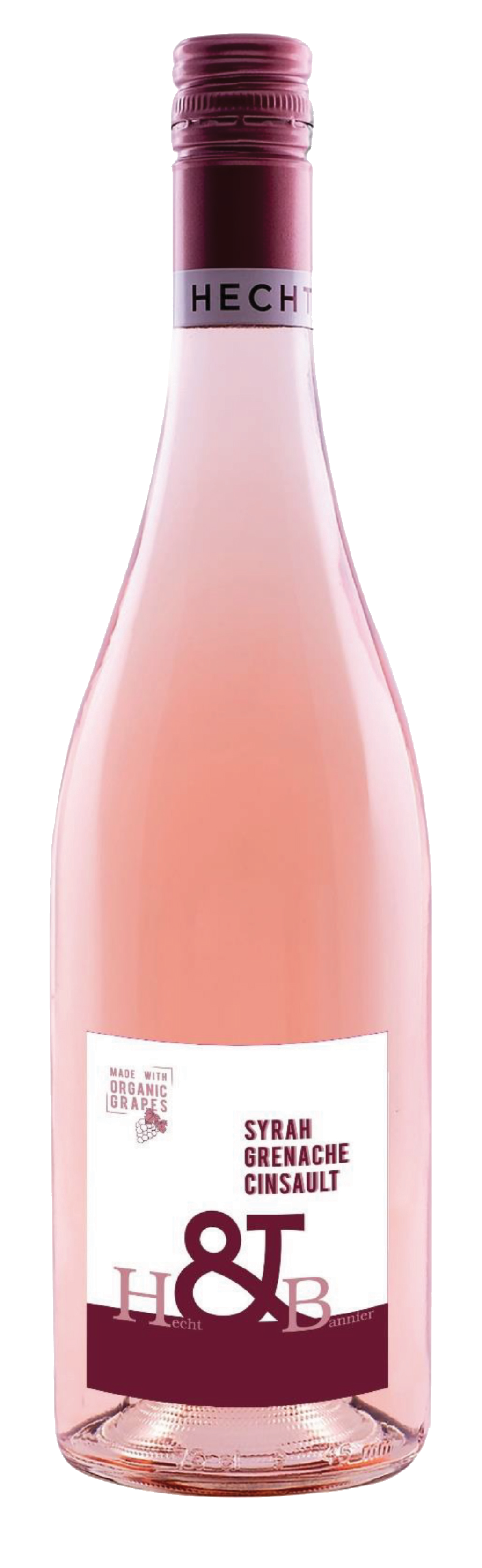 Hecht & Bannier Languedoc Organic Rose 2023  Front Bottle Shot