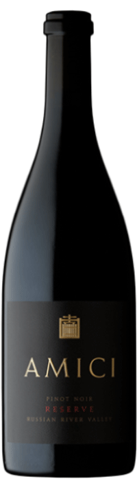 Amici Reserve Pinot Noir 2022  Front Bottle Shot