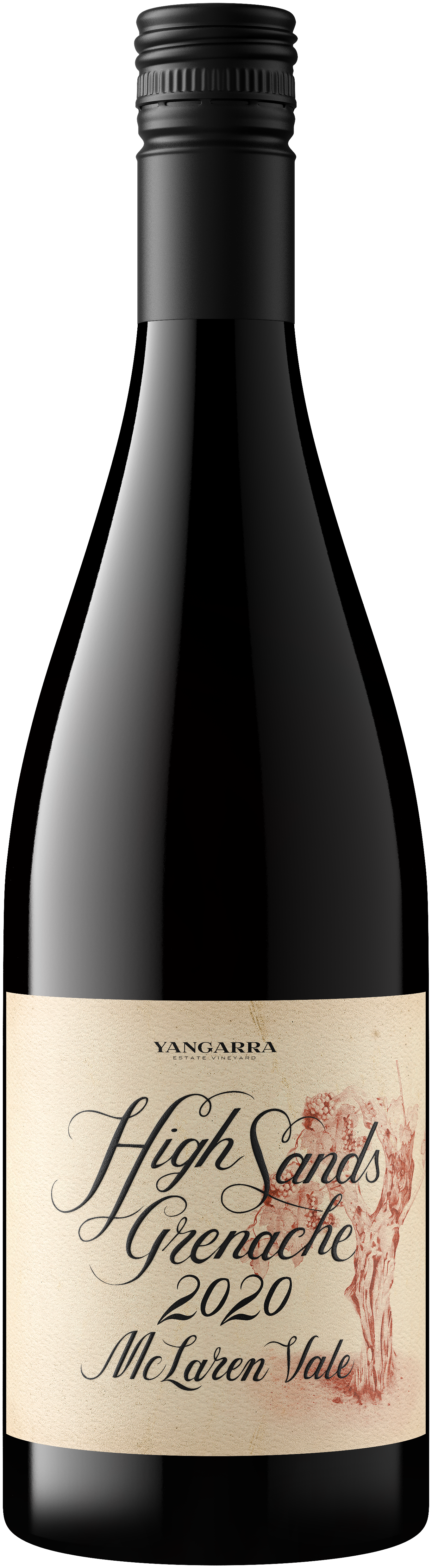 Yangarra High Sands Grenache 2020  Front Bottle Shot