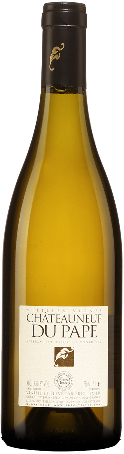 Eric Texier Chateauneuf-du-Pape Blanc 2020  Front Bottle Shot