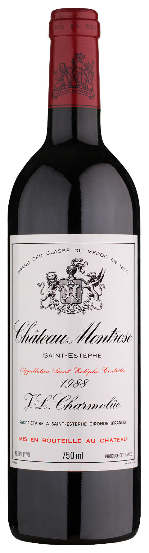 Chateau Montrose  1998  Front Bottle Shot