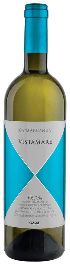 Gaja Ca'Marcanda Vistamare 2021  Front Bottle Shot