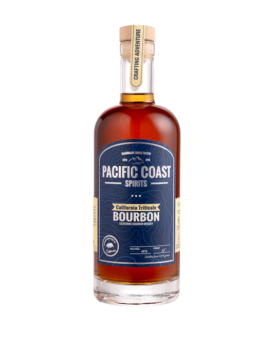 PACIFIC COAST CALIFORNIA TRITICALE BOURBON WHISKEY 750 ML