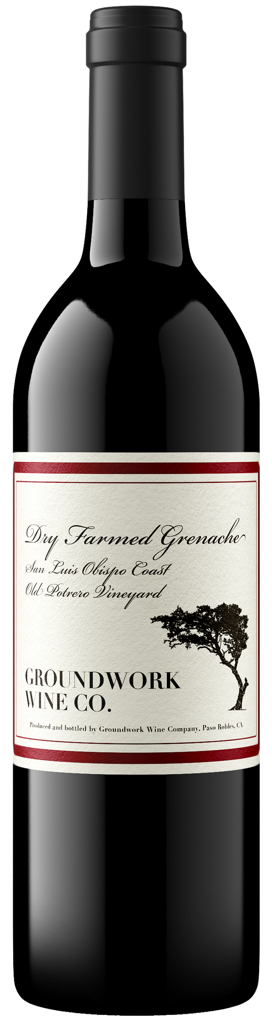 Groundwork Grenache 2021  Front Bottle Shot