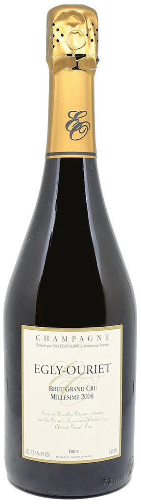 Egly-Ouriet Grand Cru Brut Millesime 2008  Front Bottle Shot
