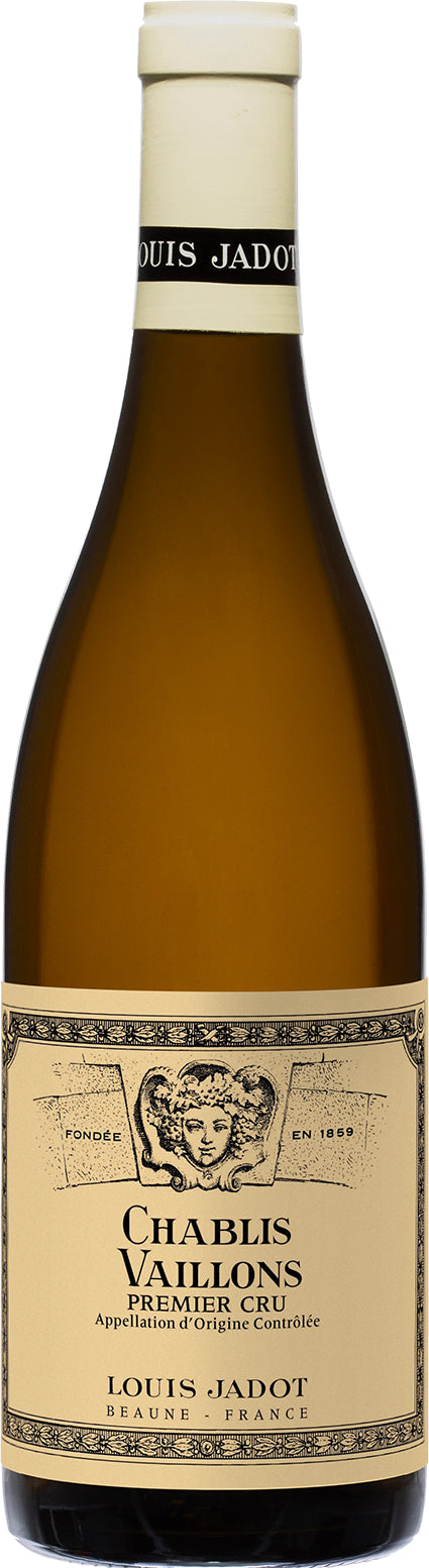 Louis Jadot Chablis Vaillons Premier Cru 2022  Front Bottle Shot