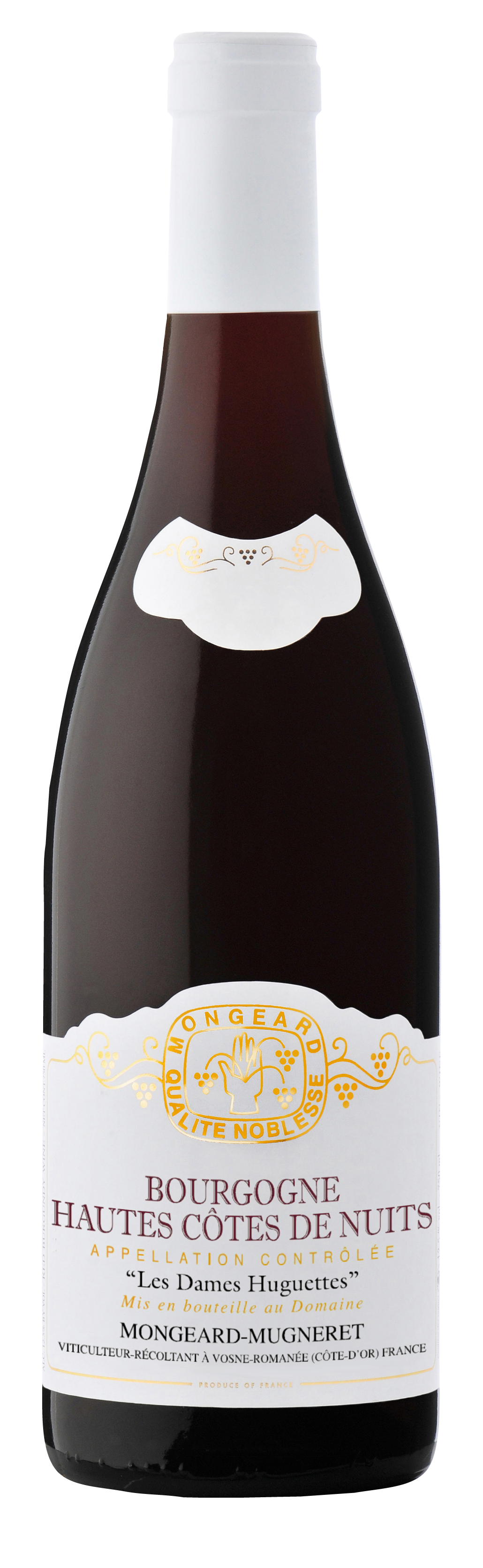 Mongeard-Mugneret Hautes Cotes de Nuits Les Dames Huguettes Rouge 2021  Front Bottle Shot
