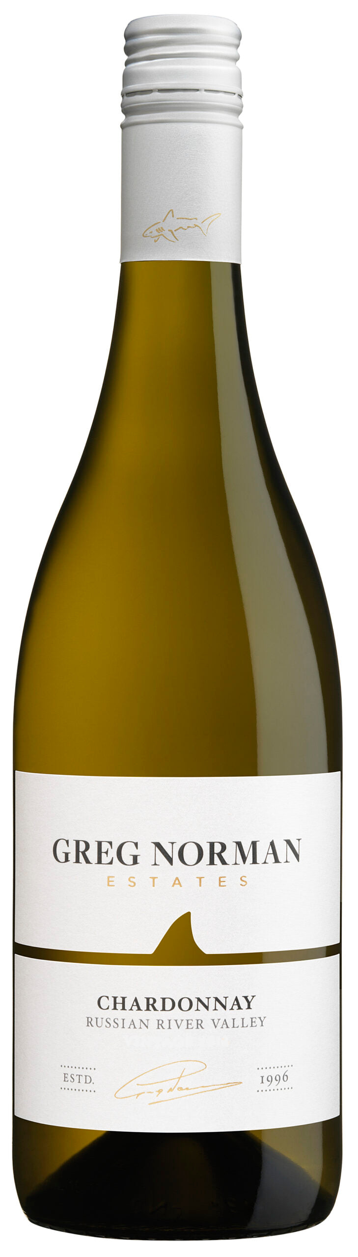 Greg Norman Estates Russian River Chardonnay 2022  Front Bottle Shot