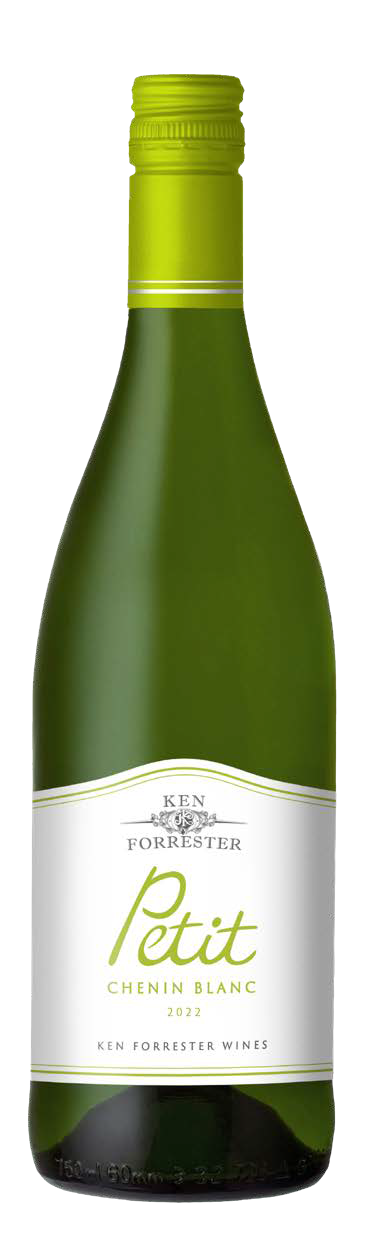 Ken Forrester Petit Chenin Blanc 2022  Front Bottle Shot