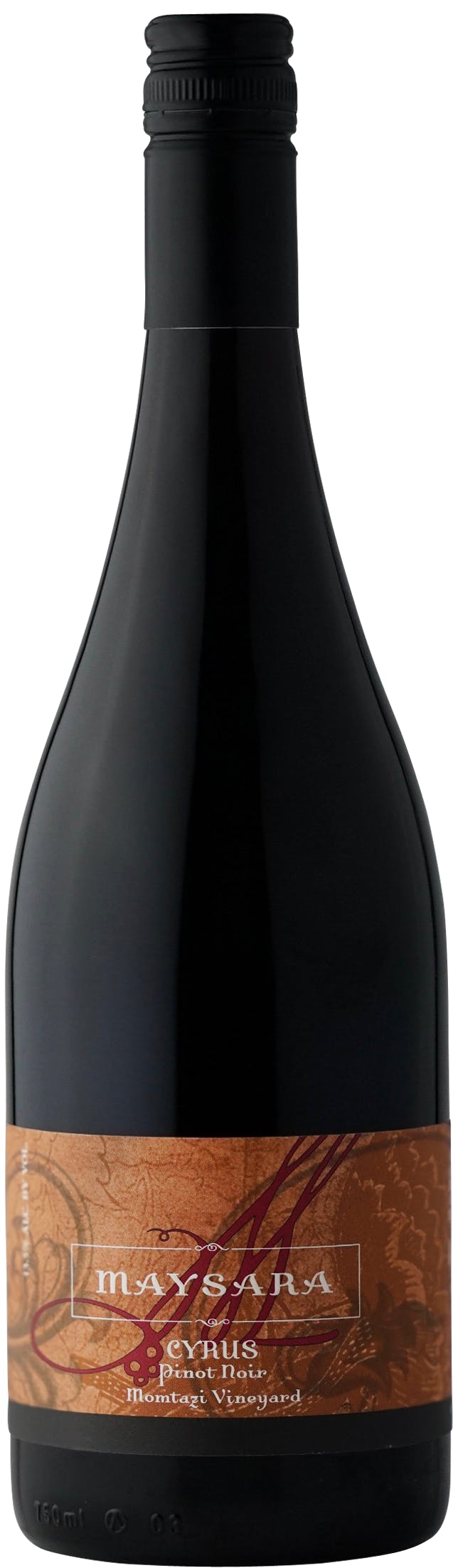 Maysara Cyrus Pinot Noir 2015  Front Bottle Shot