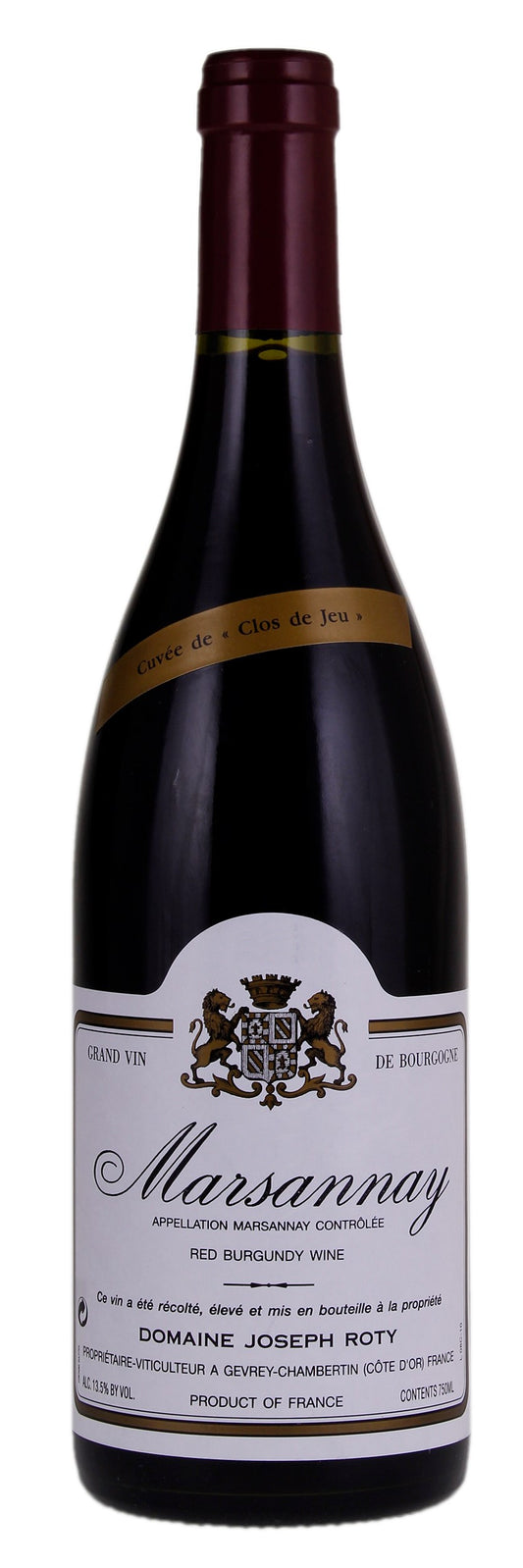 Domaine Joseph Roty Marsannay Clos de Jeu 2017  Front Bottle Shot