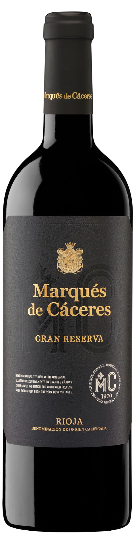 Marques de Caceres Rioja Gran Reserva 2016  Front Bottle Shot