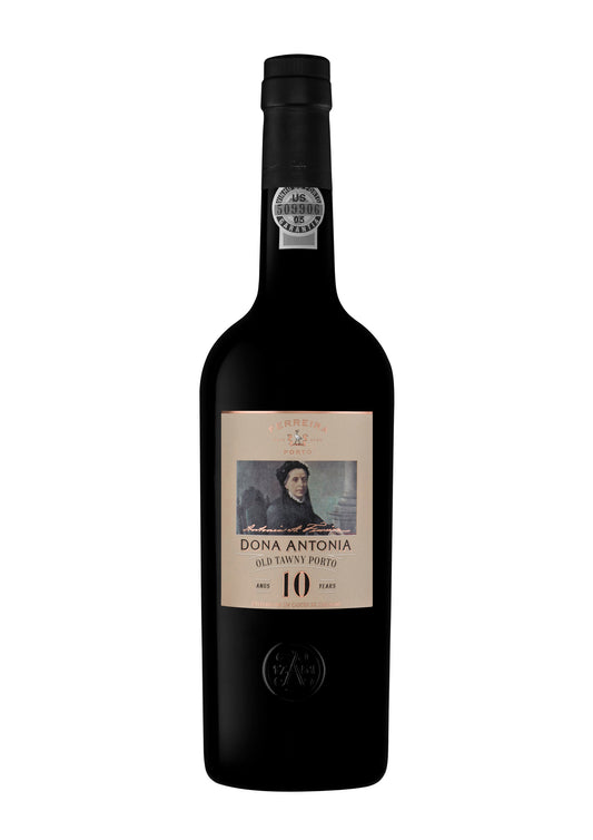 Ferreira Porto Dona Antonia 10 Year Tawny Port Front Bottle Shot