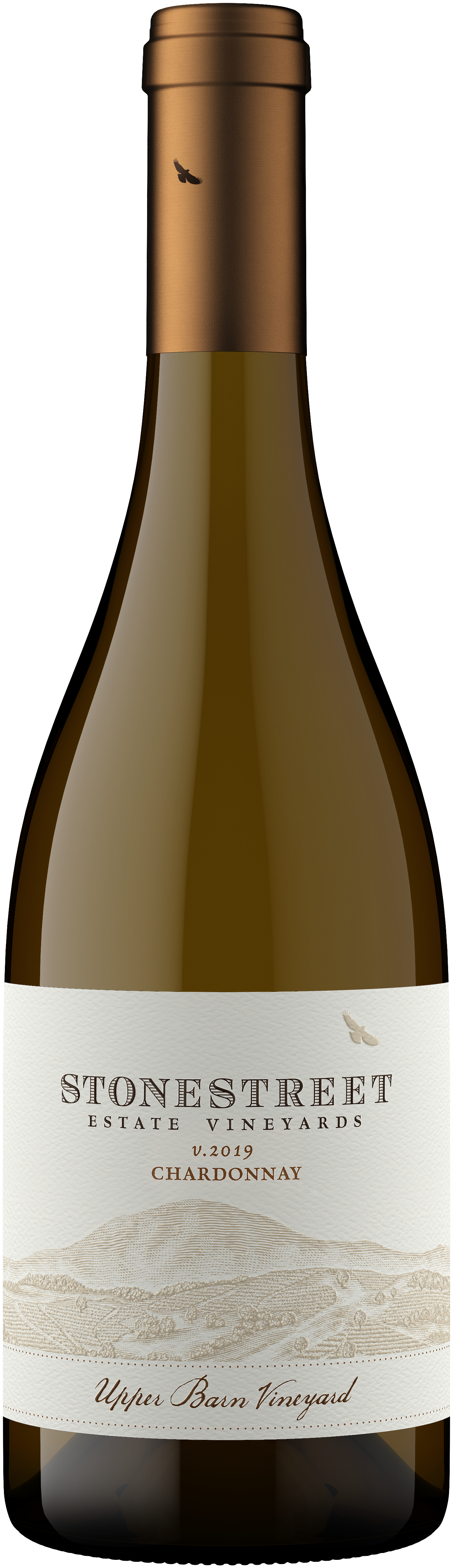 Stonestreet Upper Barn Vineyard Chardonnay 2019  Front Bottle Shot
