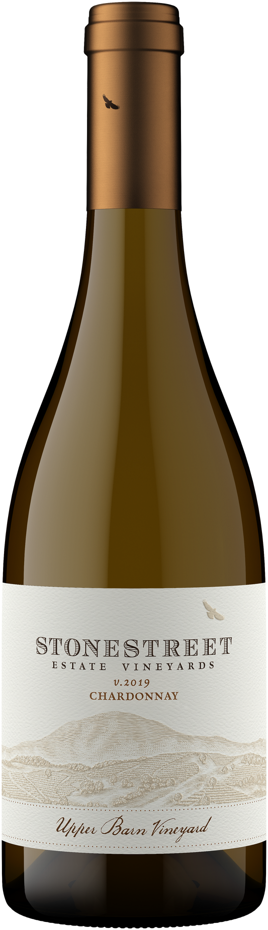 Stonestreet Upper Barn Vineyard Chardonnay 2019  Front Bottle Shot