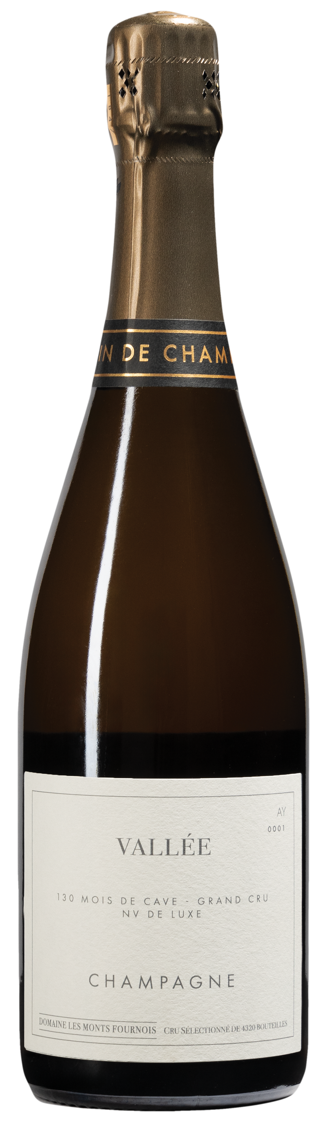 Les Monts Fournois Vallee Ay de Luxe Grand Cru  Front Bottle Shot