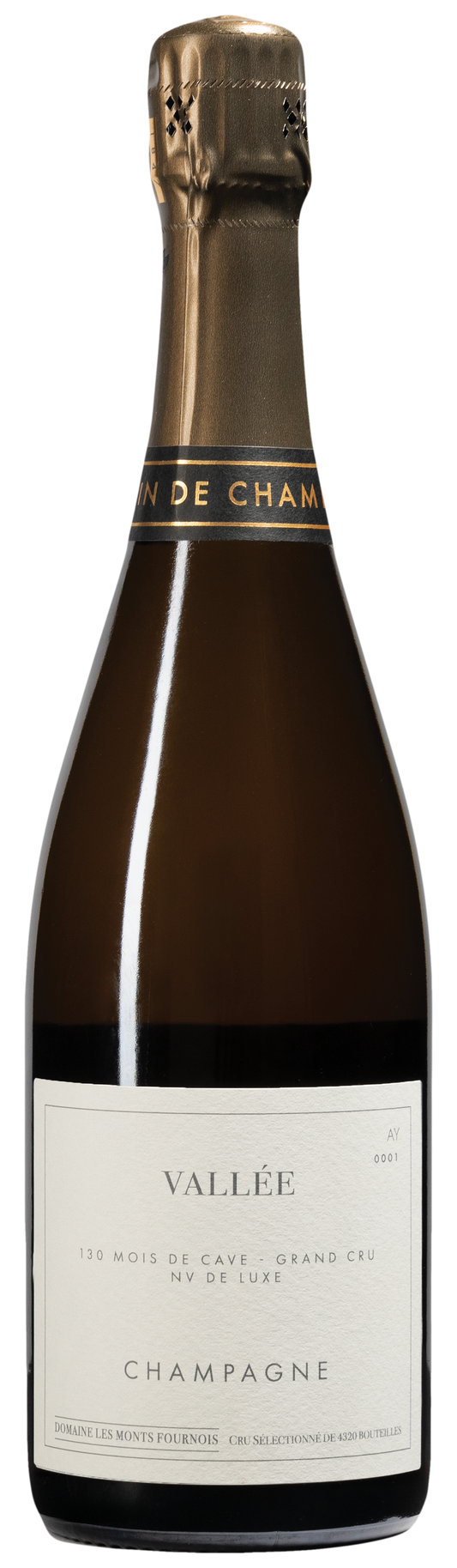 Les Monts Fournois Vallee Ay de Luxe Grand Cru  Front Bottle Shot
