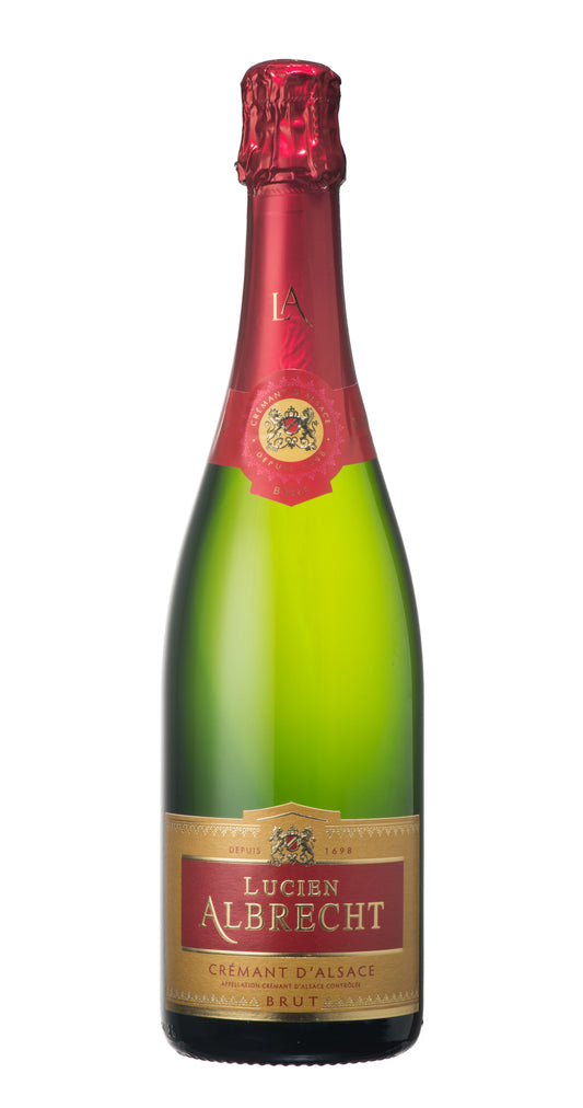 Lucien Albrecht Cremant d'Alsace Brut  Front Bottle Shot