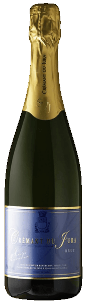 Xavier Reverchon Cremant du Jura Brut  Front Bottle Shot