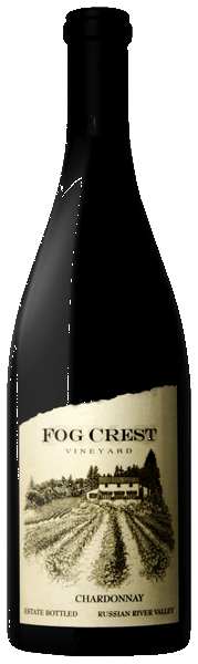Fog Crest Vineyard Estate Chardonnay 2019  Front Bottle Shot