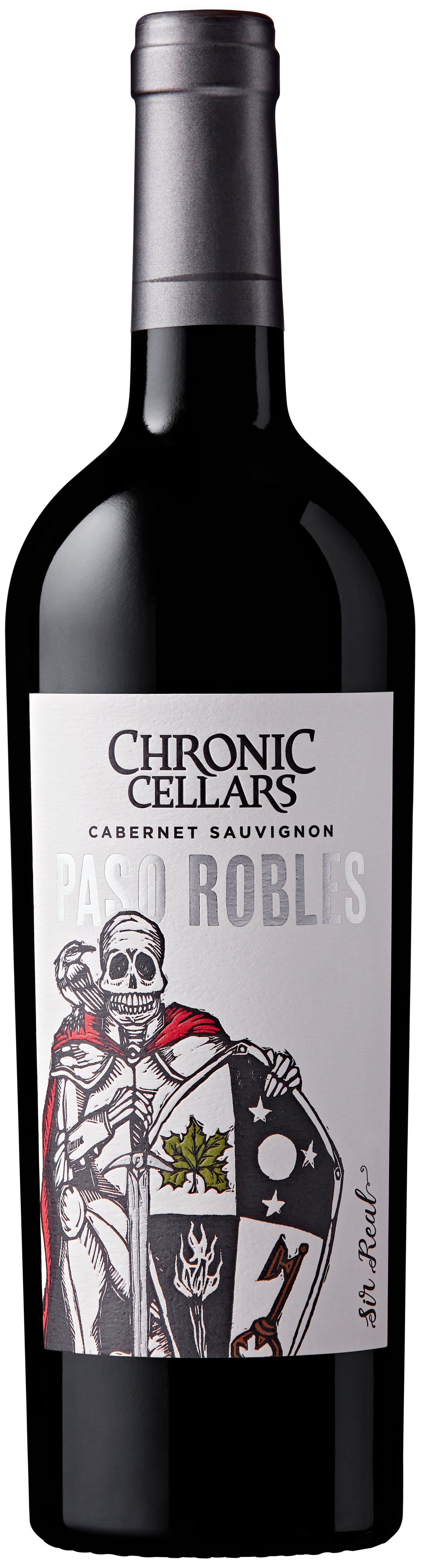 Chronic Cellars Sir Real Cabernet Sauvignon 2022  Front Bottle Shot