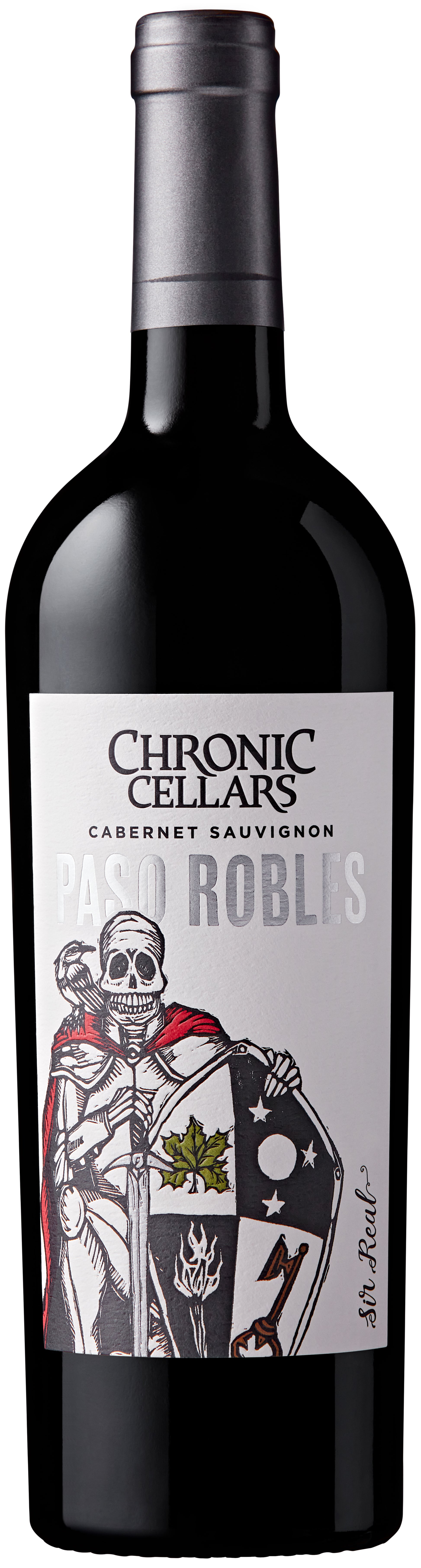 Chronic Cellars Sir Real Cabernet Sauvignon 2022  Front Bottle Shot